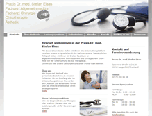 Tablet Screenshot of dr-elsas.de